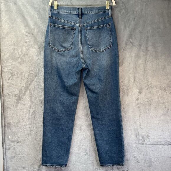 Madewell Women's The Momjean Blue Wash 5 Pocket‎ Style Cotton Mom Jeans Size 27 - Picture 7 of 16